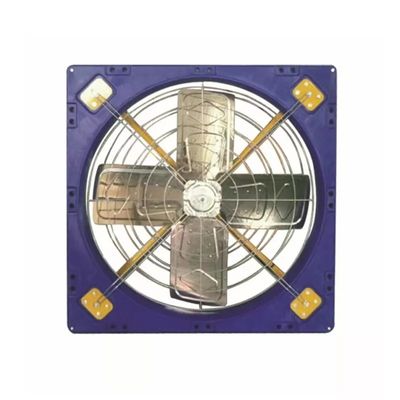 Wandgemonteerd gevogelteventilatiesysteem Aluminium Efficiënte motor 0,75 kW