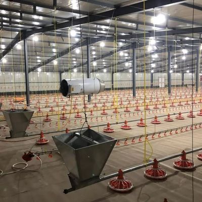 380V automatisch kippenvoersysteem Dia.45 mm lengte 3040 mm