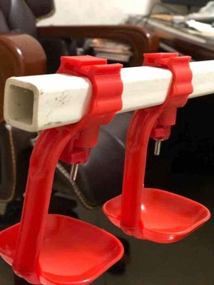 25 mm vierkante buis pluimvee drinklijn kunststof PVC kip waterpijp