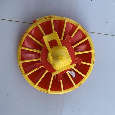0,3 KG pluimveestal voerpannen 16 grille kippenpan voerbak