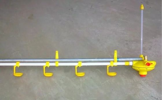 Handige, duurzame drinknippels voor de productie van vleeskuikens