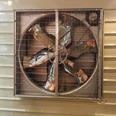 62 * 62 * 40 cm muurventilator voor melkveebedrijf 960r / min Drop Hammer-systeem