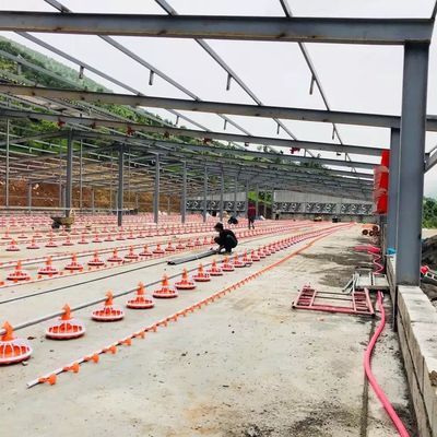 Dia 45 mm pluimveehouderijmachine gegalvaniseerd staal voor vleeskuikenproducten