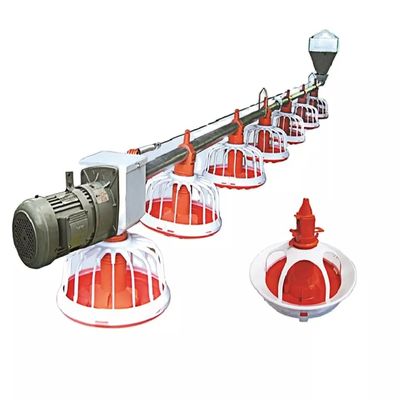 0,75 m ladeafstand pluimveehouderijmachine 16 compartimenten per pan